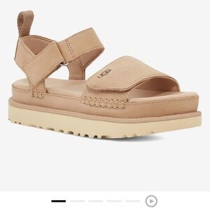 UGG Cream Platform Sandals